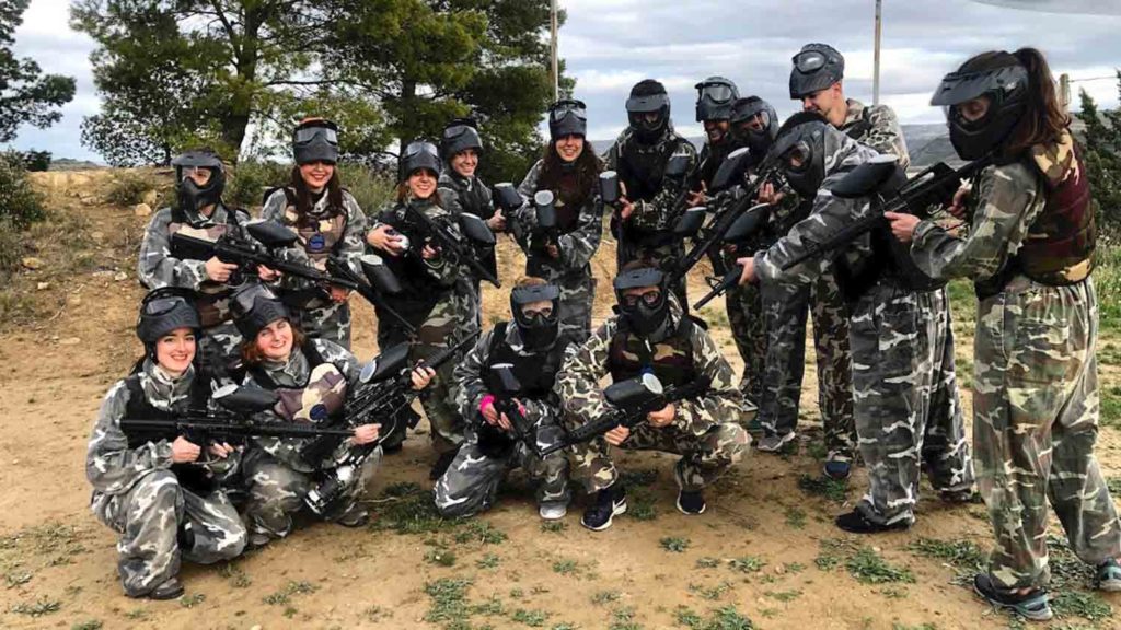 paintball en logroño, escenario natural jugando a paintball